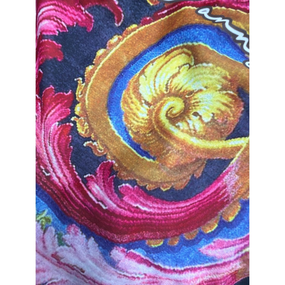 Danny Miami Men Baroque Floral Swim Briefs Multicolor Gold Crown Large NEW - Picture 5 of 7
